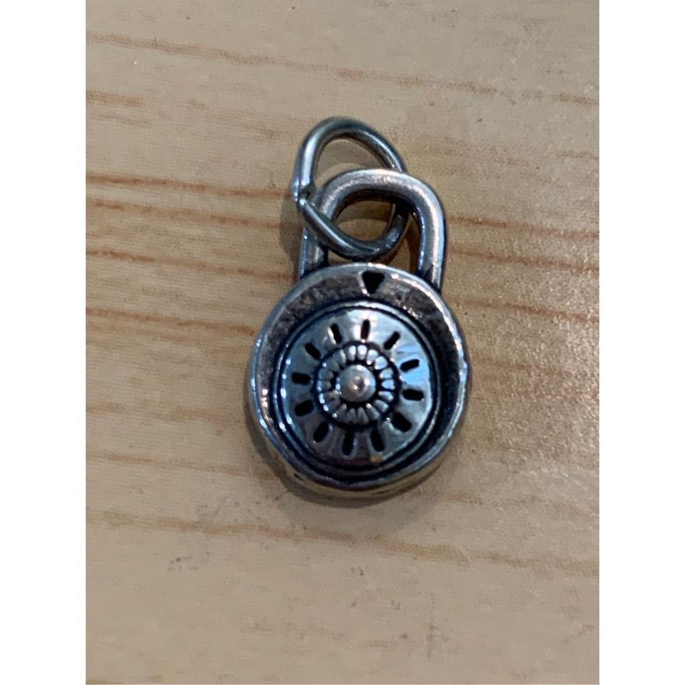 .925 Lock Sterling Silver Jewelry Charm
